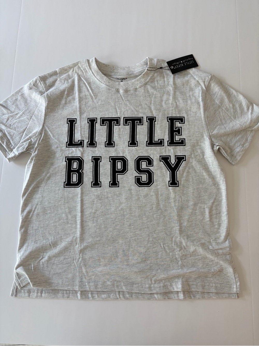 Little Bipsy Women’s Gray Graphic Tee Size XS NWT